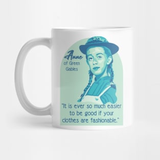 Anne of Green Gables Portrait and Quote Mug